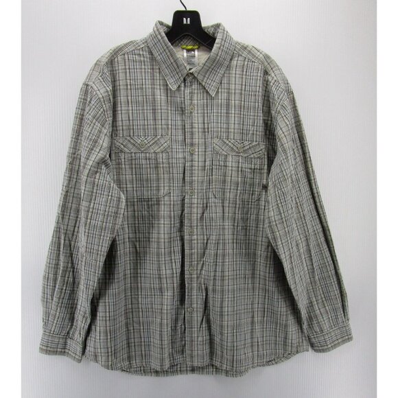 The North Face Other - The North Face Shirt Large Gray A5 Series Button Down Plaid Pockets